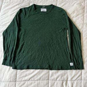 Reigning Champ Forest Green Long Sleeve Top